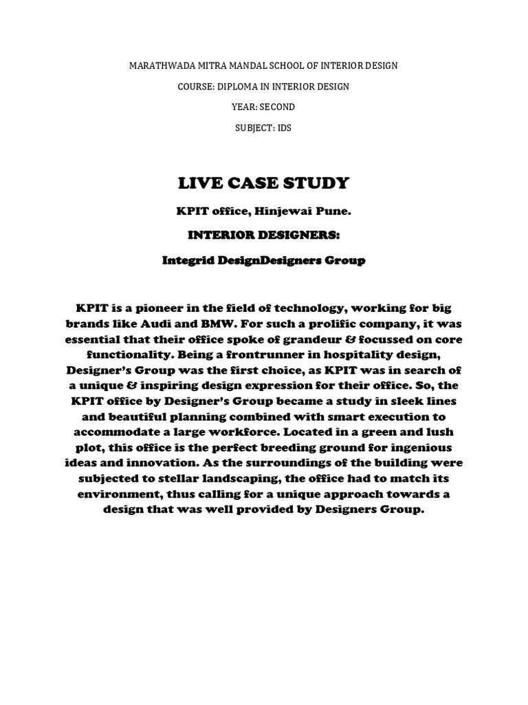 Live Case Study | PDF