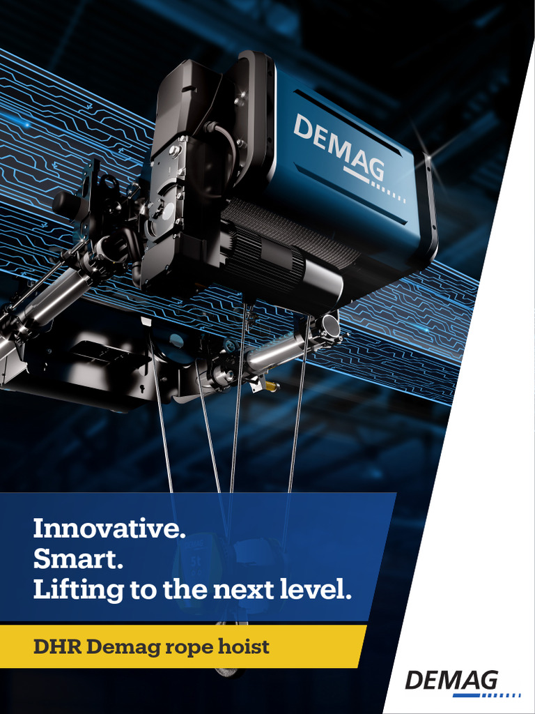 DHR Demag Rope Hoist Overview | PDF | Crane (Machine) | Rope