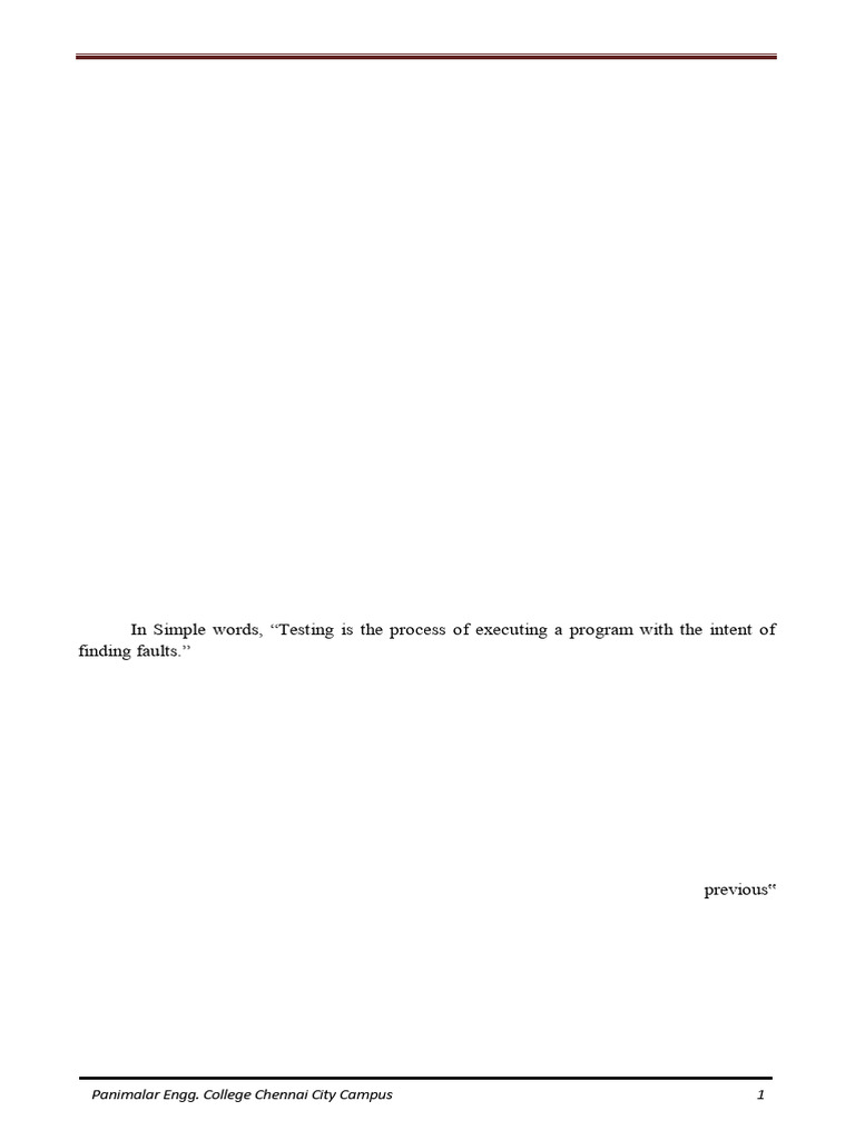 Software Testing Fundamentals and Automation | PDF | Software Testing ...