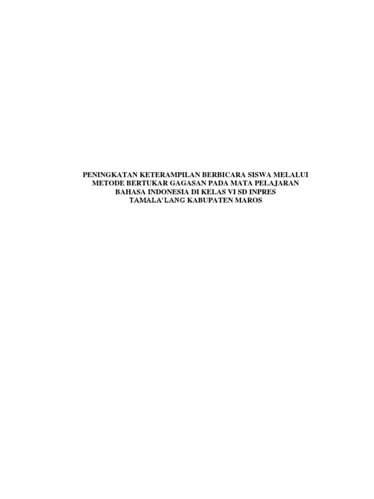 Skripsi Bahasa Indonesia