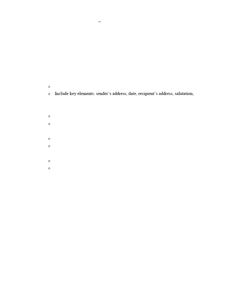 General Letter Formatting Styles Guide | PDF | Memorandum | Paragraph