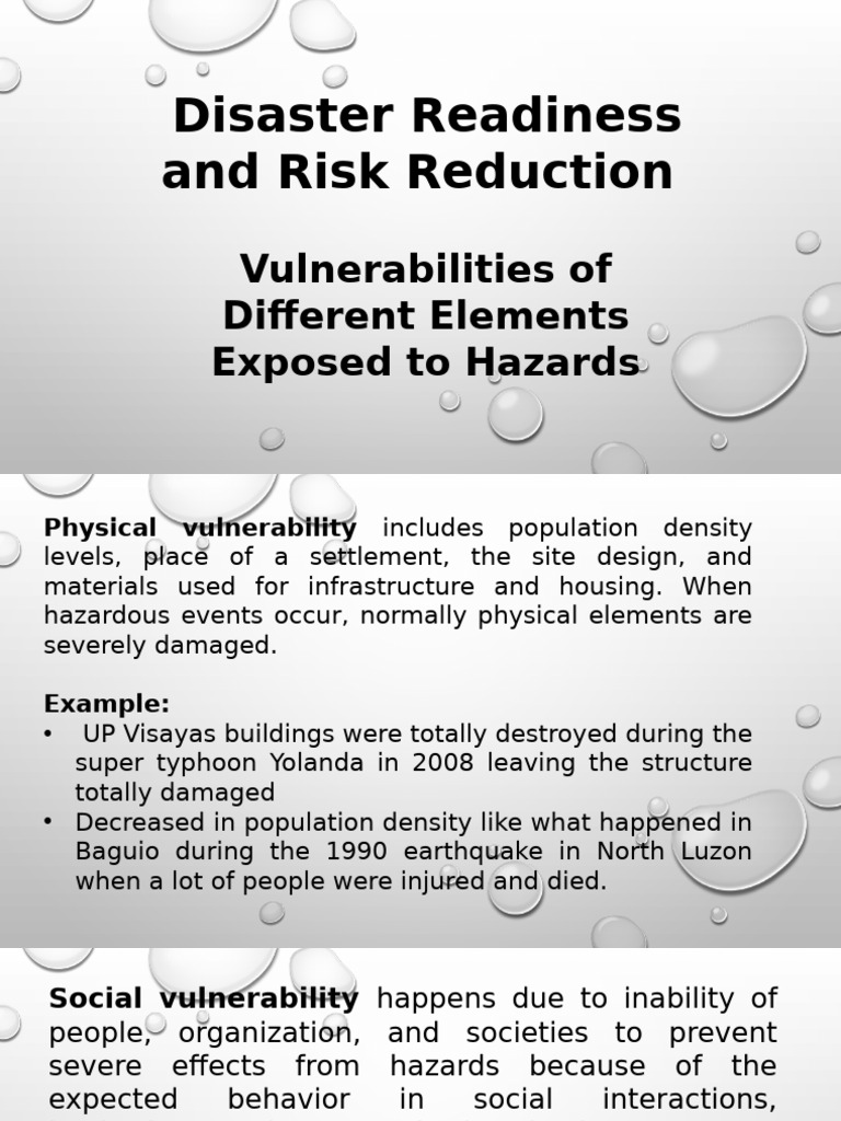 Understanding Disaster Vulnerabilities | PDF | Natural Disasters | Hazards