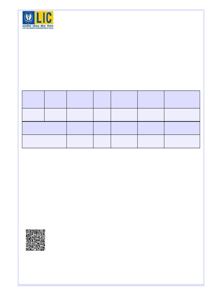 LIC Renewal Premium Receipt - Tirupur | PDF | Financial Risk ...