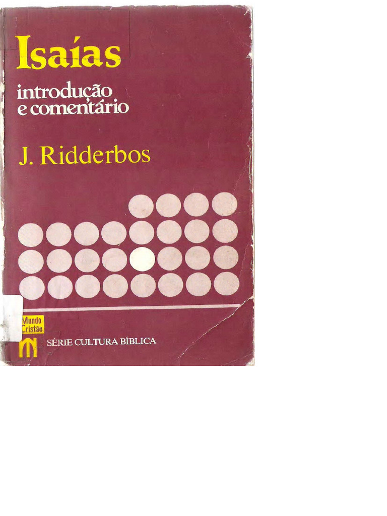 Ridderbos - Isaías | PDF