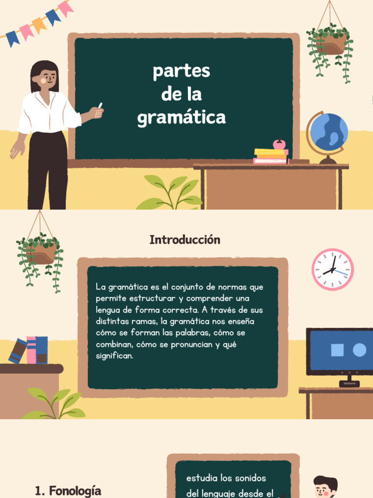 Partes de La Gramatica - 20250604 - 222449 - 0000 | PDF | Palabra ...
