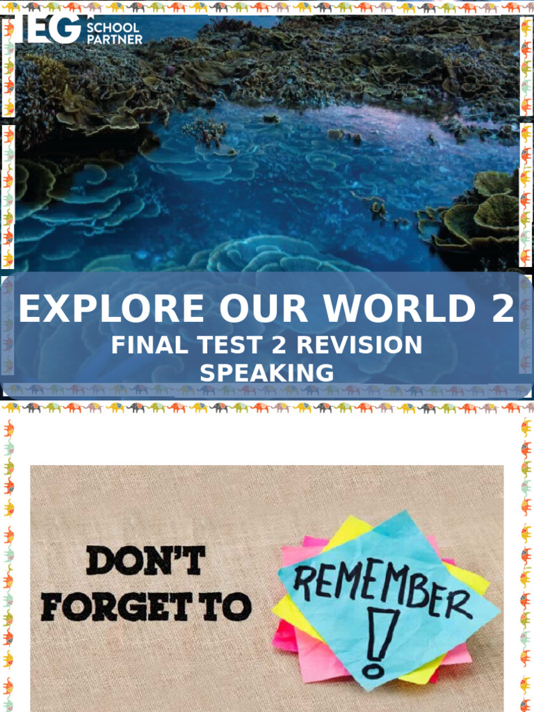 24-25 EOW2 Final 2 Revision Speaking | PDF