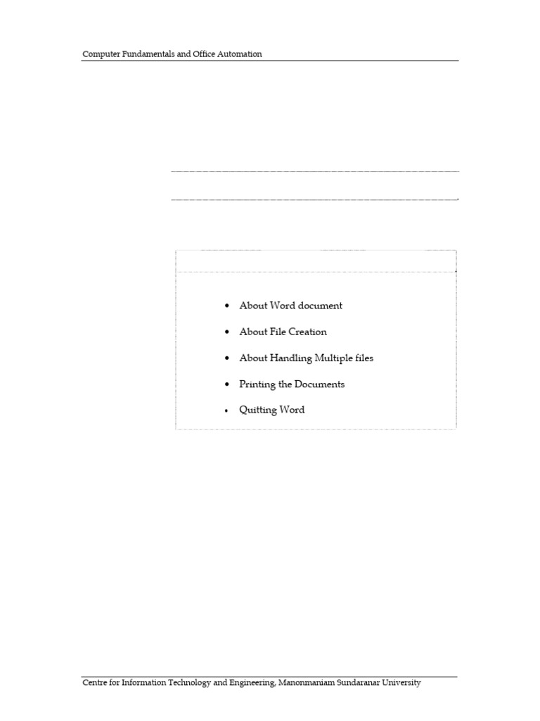 Office Automation Unit II | PDF | Microsoft Word | Computer File