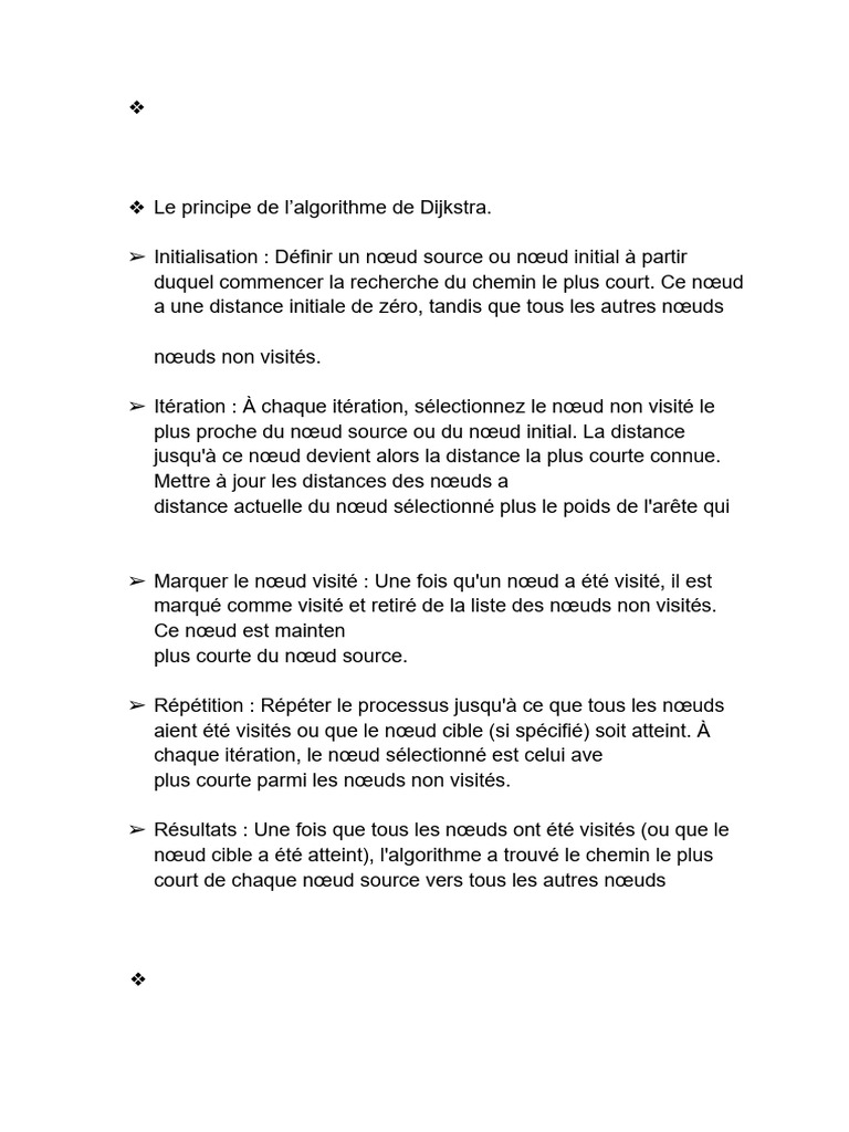 Algorithmes de Dijkstra et Prim | PDF | Problème algorithmique ...