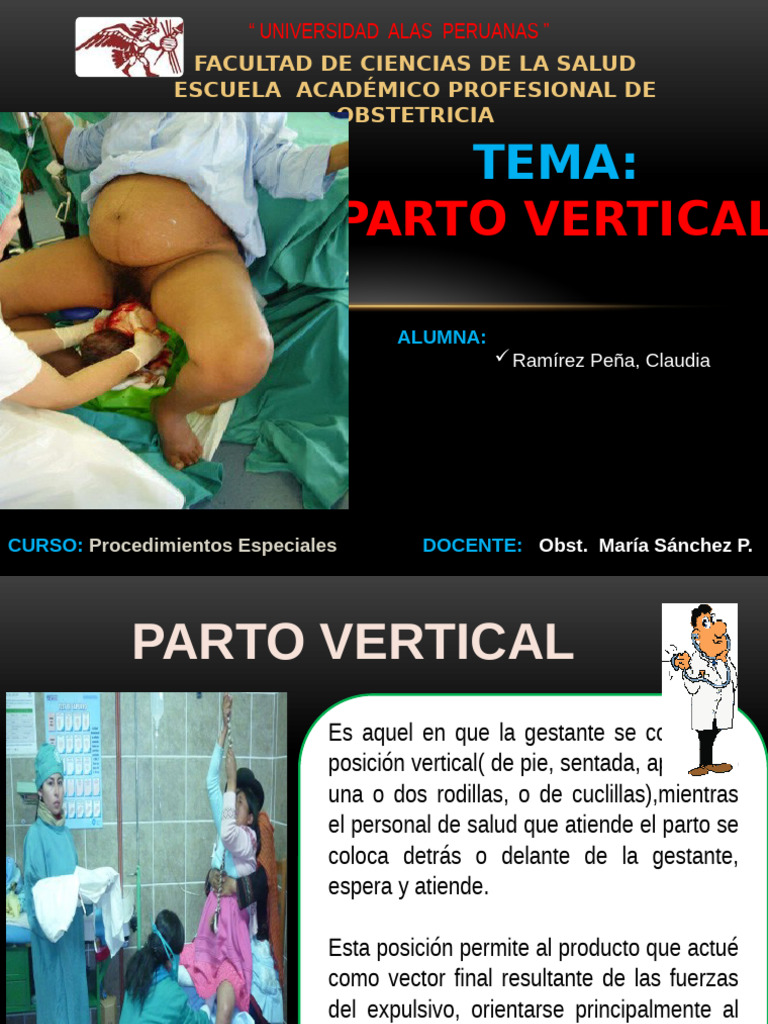Parto Vertical: Posiciones y Beneficios | PDF | Parto | Especialidades ...