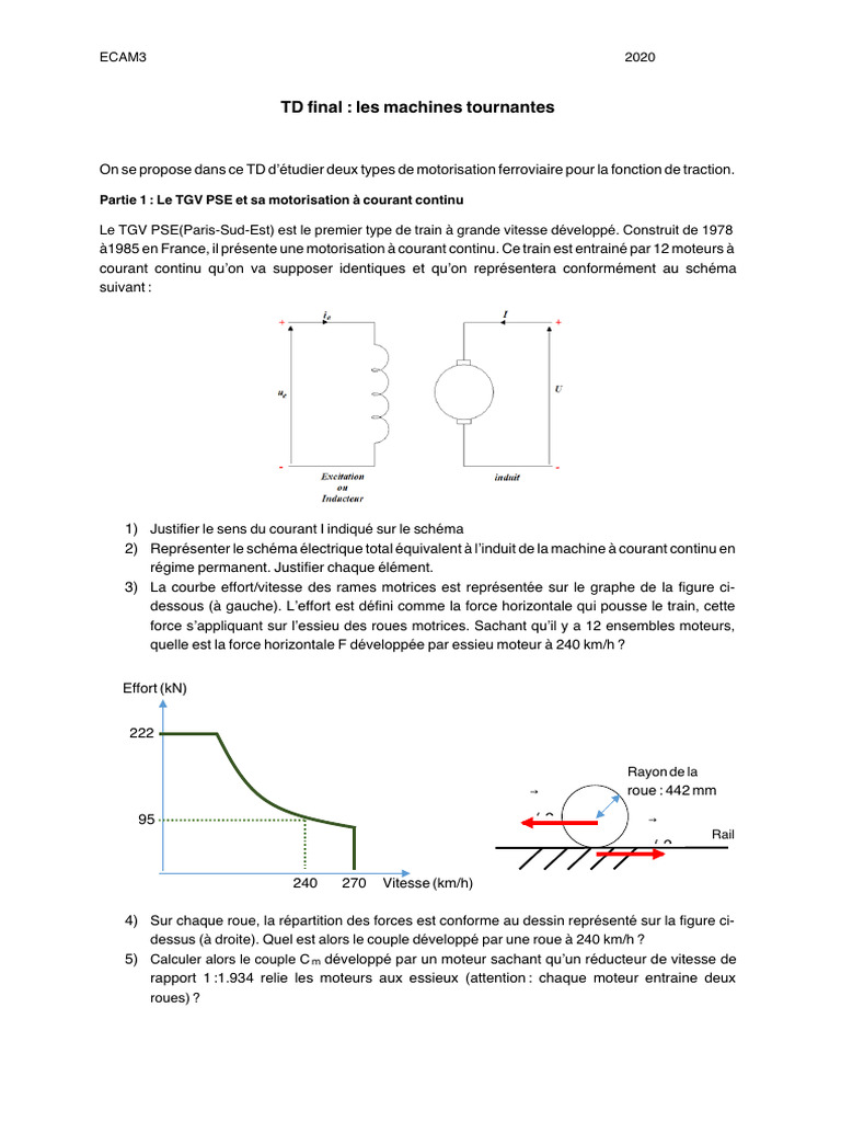 TD1 MCC MAS Avec Correction Et Exo Type École | PDF
