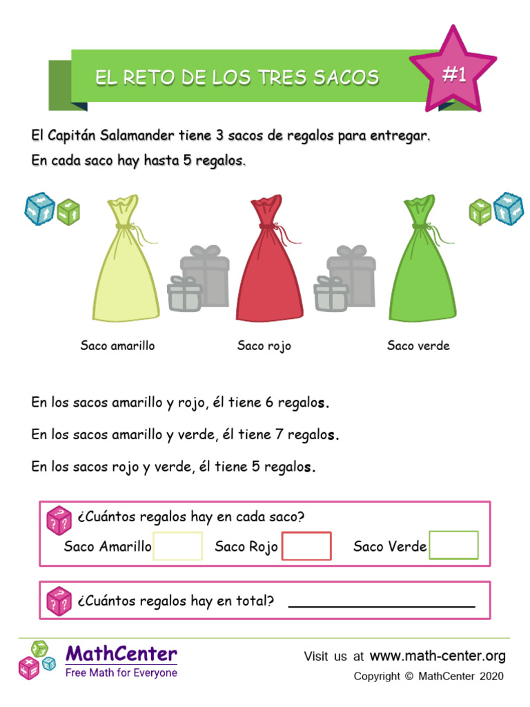 Three Sacks Challenge 1 Questions | PDF