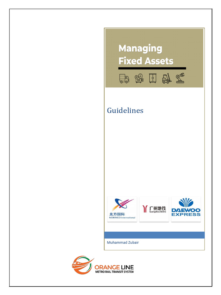 Fixed Assets Management Guidelines | PDF | Depreciation | Business