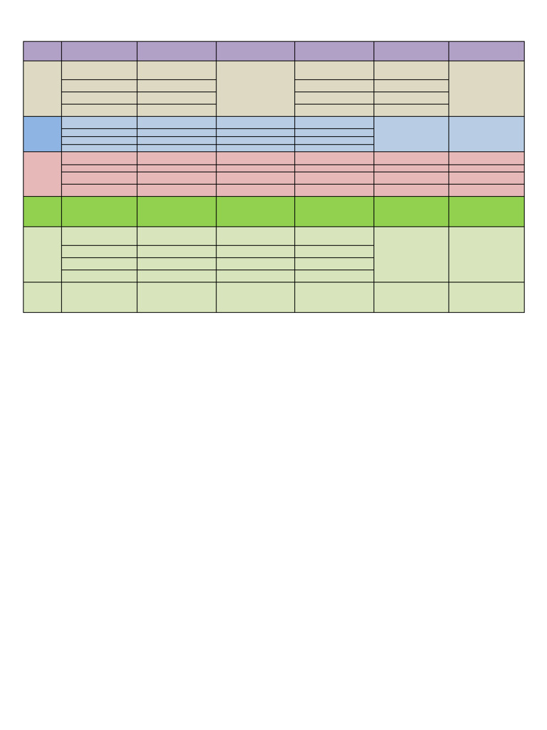 First Year MCs Timetable 2024/2025 | PDF