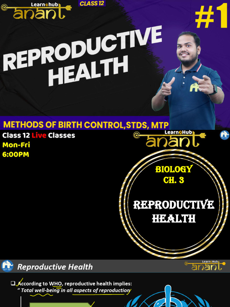 Reproductive Health Strategies in India | PDF | Birth Control ...