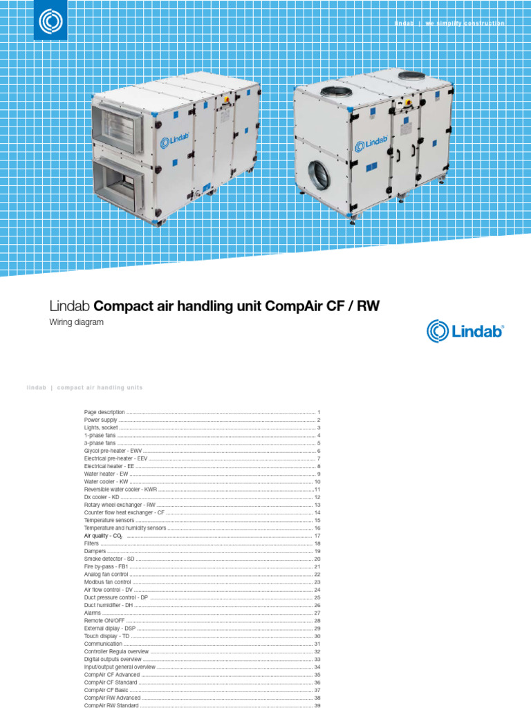 Lindab Compact Air Handling Units Guide | PDF