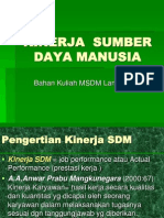 Kinerja SDM