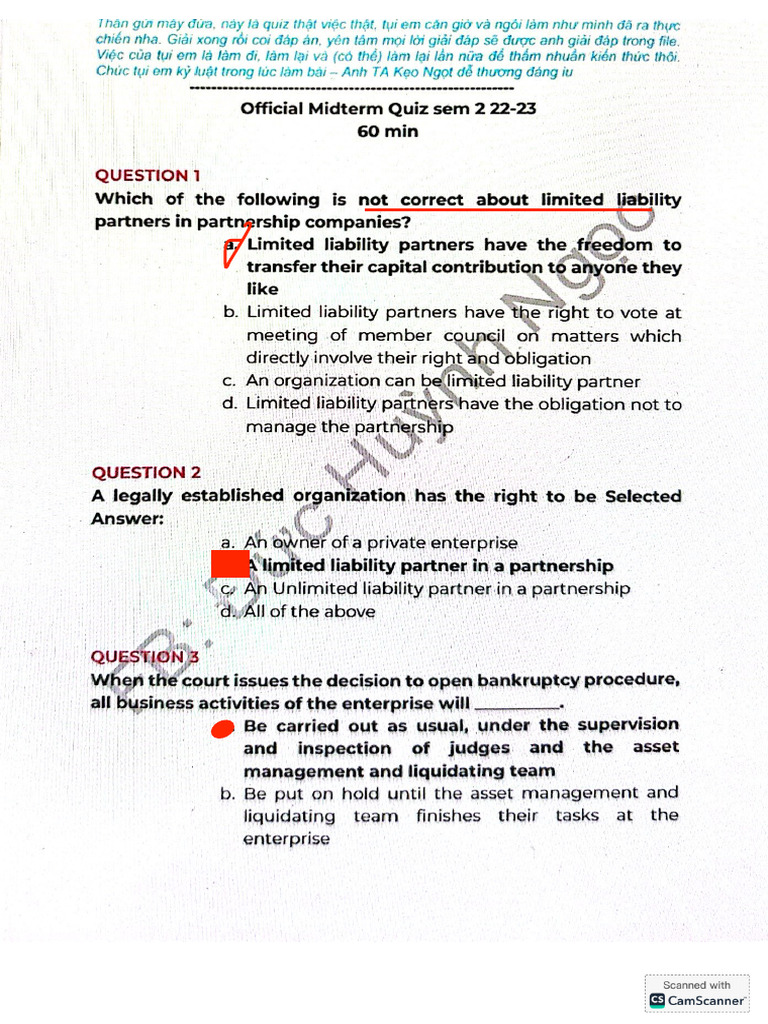 Mid Quiz 2 - Dapan | PDF