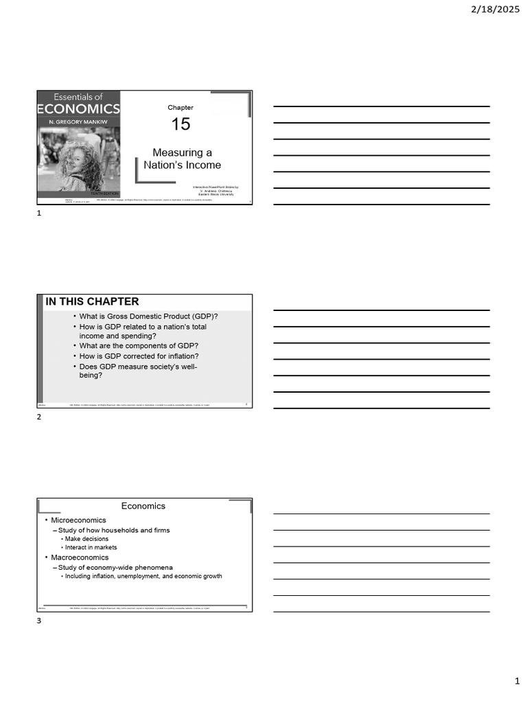 Interactive CH 15 Measuring A Nations Income 10e - Edited, Essentials ...