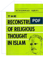 Reconstruction of Religious Thought in Islam Dr Allama Iqbal