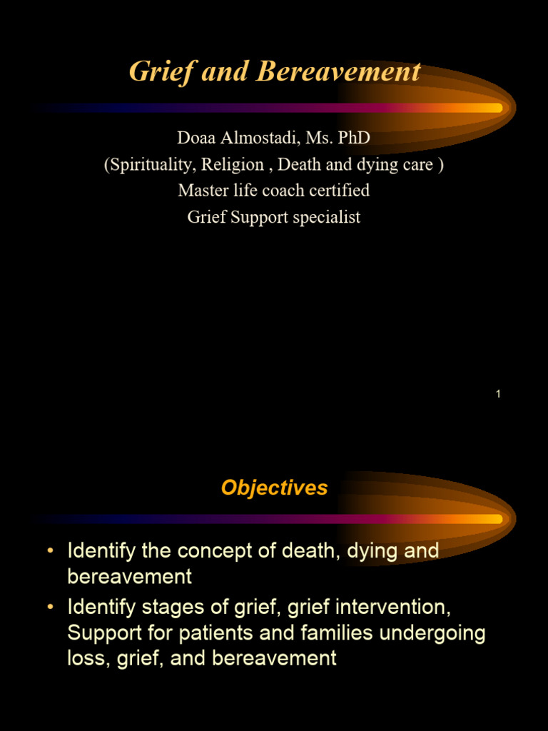 Understanding Grief and Bereavement | PDF | Grief | Psychology