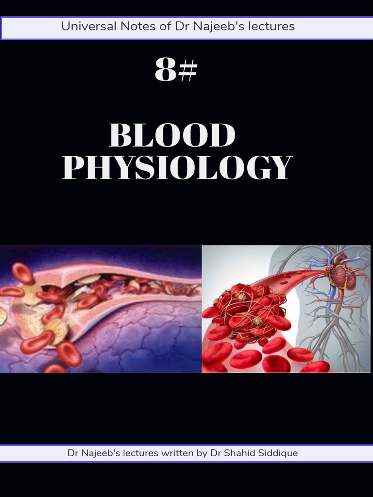 Blood Physiology Notes by Dr Najeeb | PDF