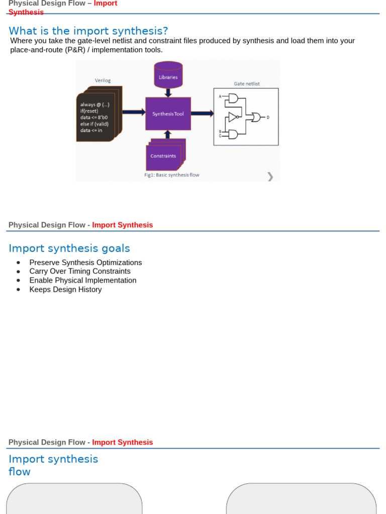 VLSI Physical Design Flow Overview | PDF | Digital Technology | Electronics