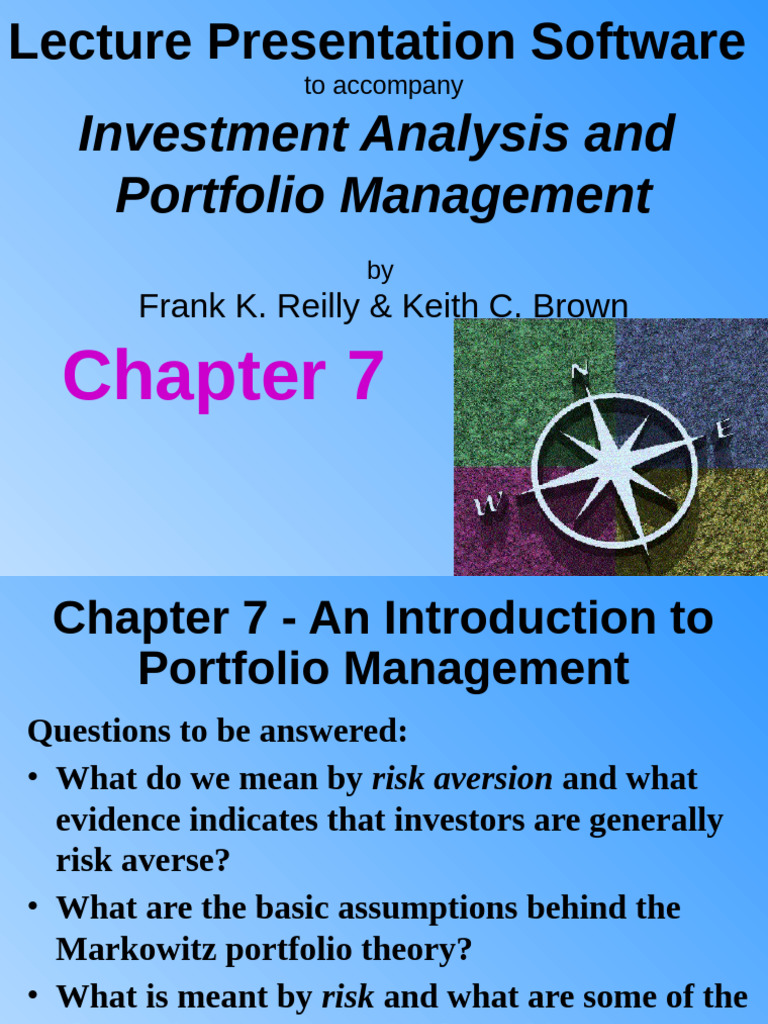 Portfolio Management Basics Explained | PDF | Modern Portfolio Theory ...