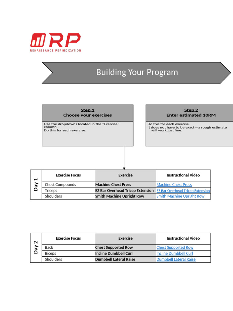 Weekly Workout Plan with Videos | PDF | Weight | Management Of Obesity