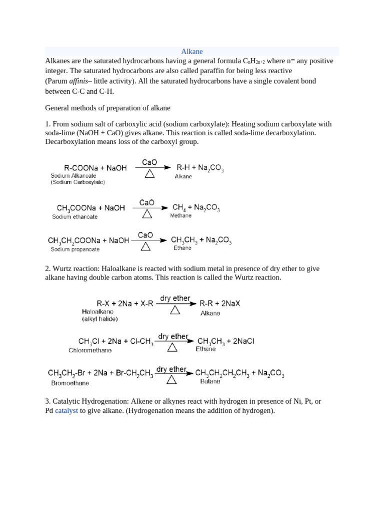 Saturated and Unsaturated | PDF | Alkene | Alkane
