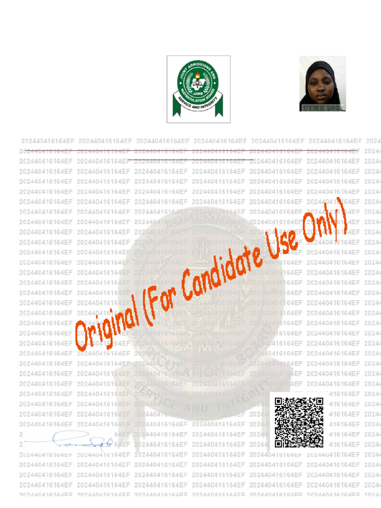 Alade Kultum Omotolani Admission LetterPDF 250227 202906 | PDF ...