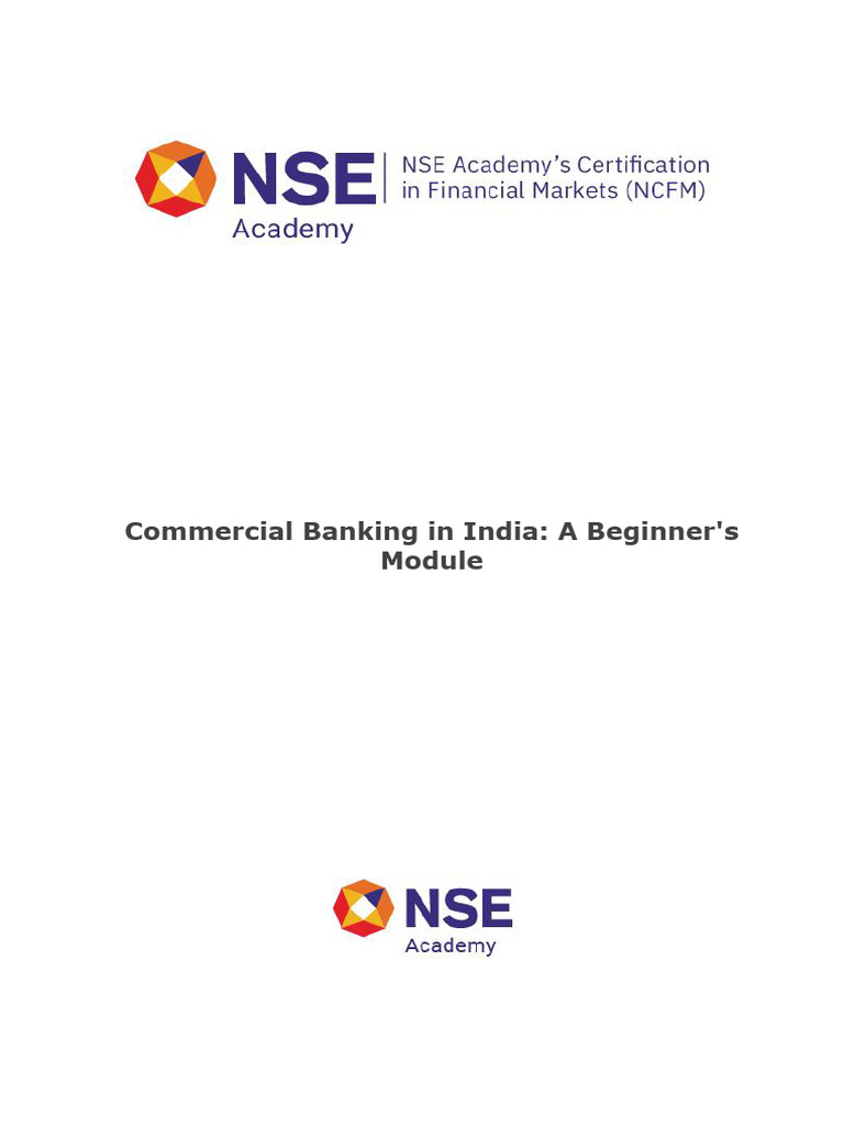 Commercial Banking in India Hltd | PDF | Banks | Reserve Bank Of India