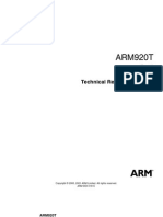 ARM920T: Technical Reference Manual