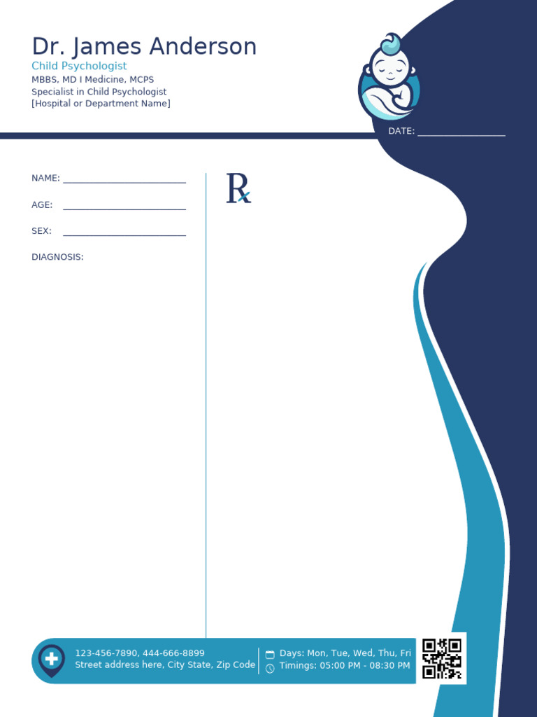 Child Psychologist Prescription Sample | PDF