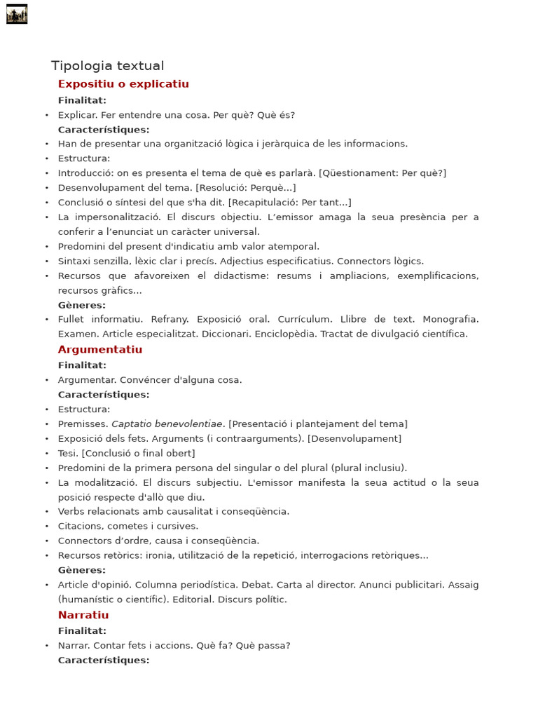 Tipologia Textual 2 | PDF