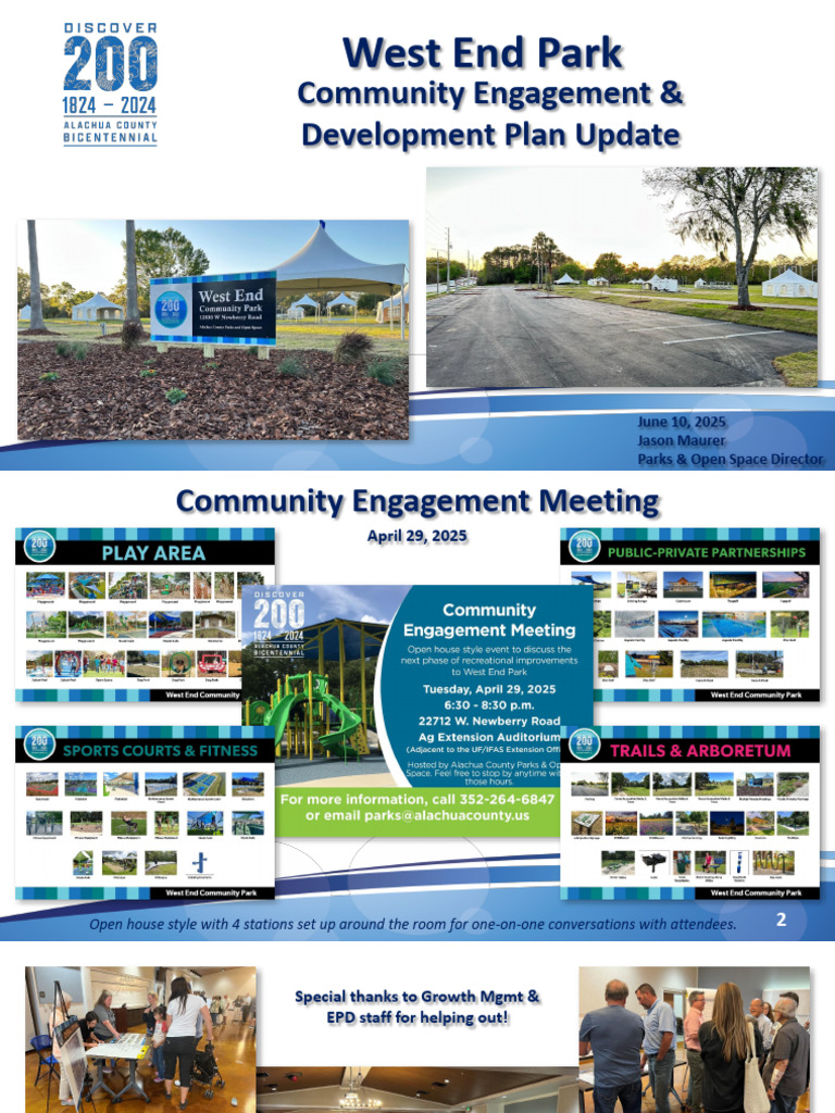 2025-06-10 West End - Community Engage and Dev Plan Update Rev2 | PDF