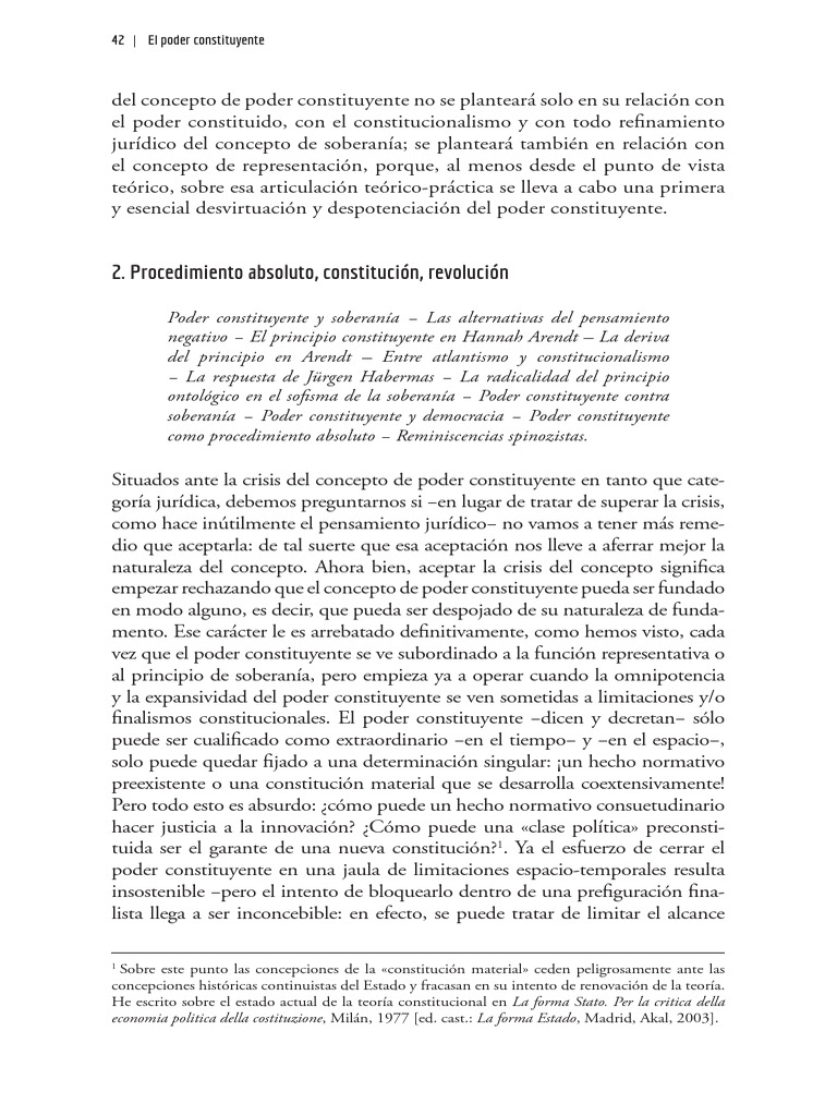 Crisis y Potencial del Poder Constituyente | PDF | Hannah Arendt ...