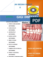 27547187 Bab II Pembahasan Gigi Impaksi Kelompok i Bedah Mulut Kedokteran Gigi Unsri