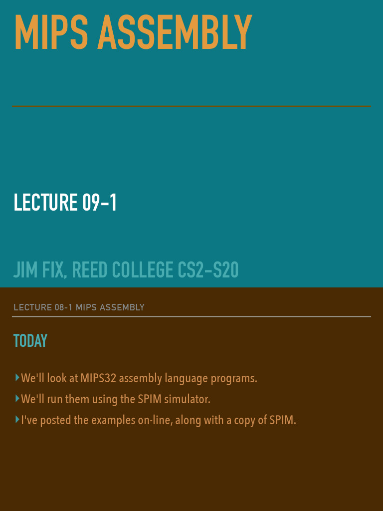MIPS Assembly: BNEZ and Summation | PDF | Pointer (Computer Programming ...