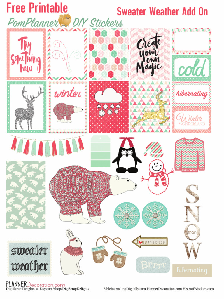 SweaterWeather Freebie | PDF