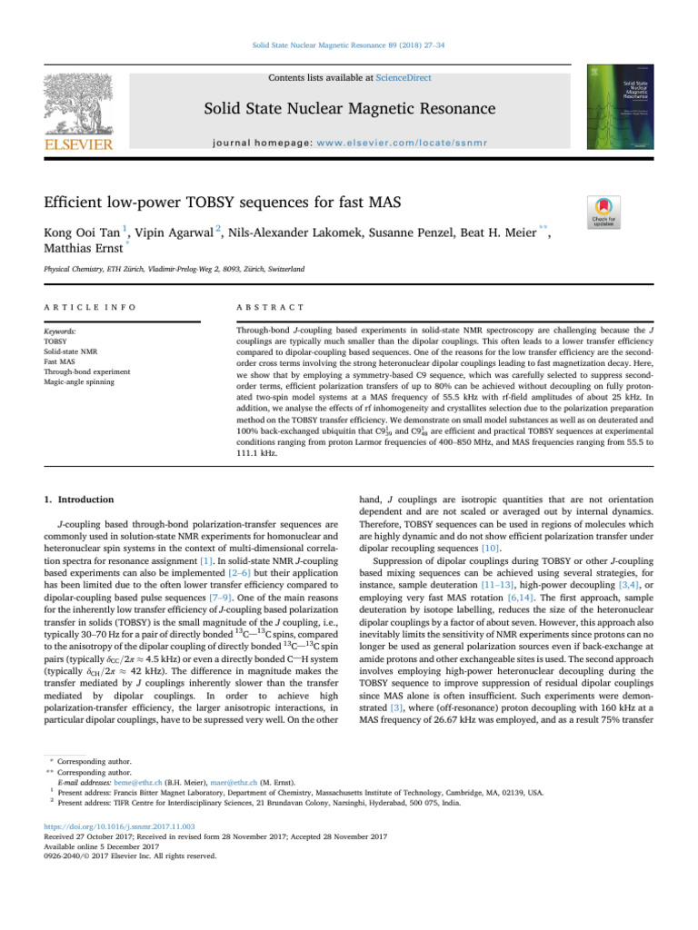 1 s20 S0926204017301339 Main | PDF | Nuclear Magnetic Resonance ...