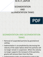 Sedimentation and Sedimentation Tanks