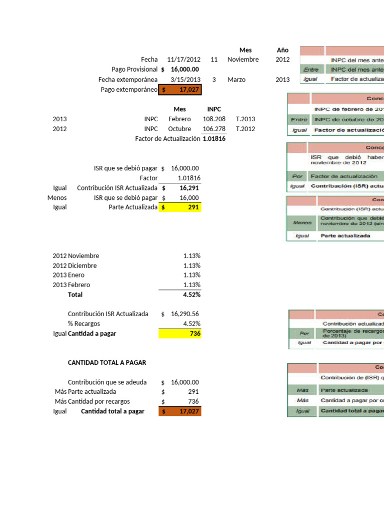 4 Actualización y Recargos | PDF | México | Precios
