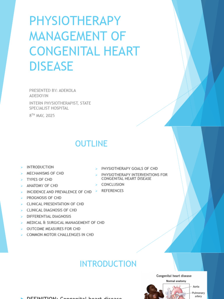 Physiotherapy for Congenital Heart Disease | PDF | Congenital Heart ...