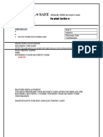 Safe EA25 Installation Instructions