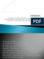 Variables