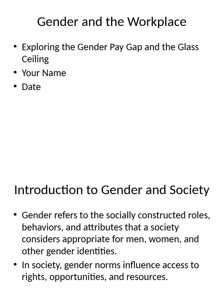Gender Pay Gap and Glass Ceiling Insights | PDF | Gender Pay Gap ...