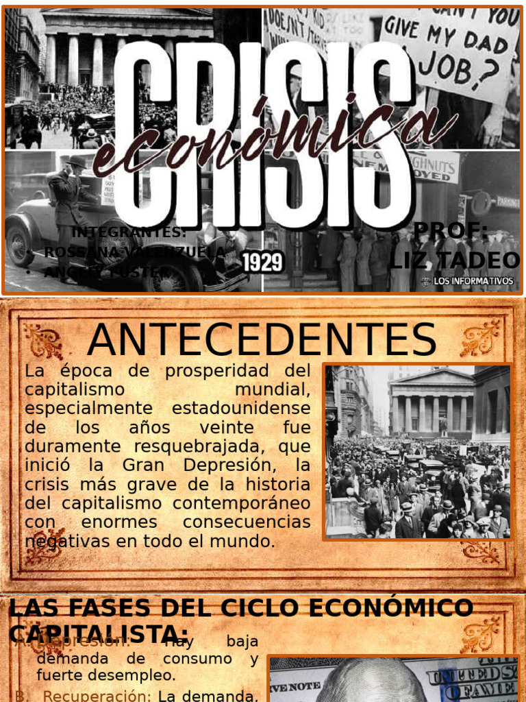 Crisis Economica 1929 | PDF | Gran depresion | Nuevo acuerdo