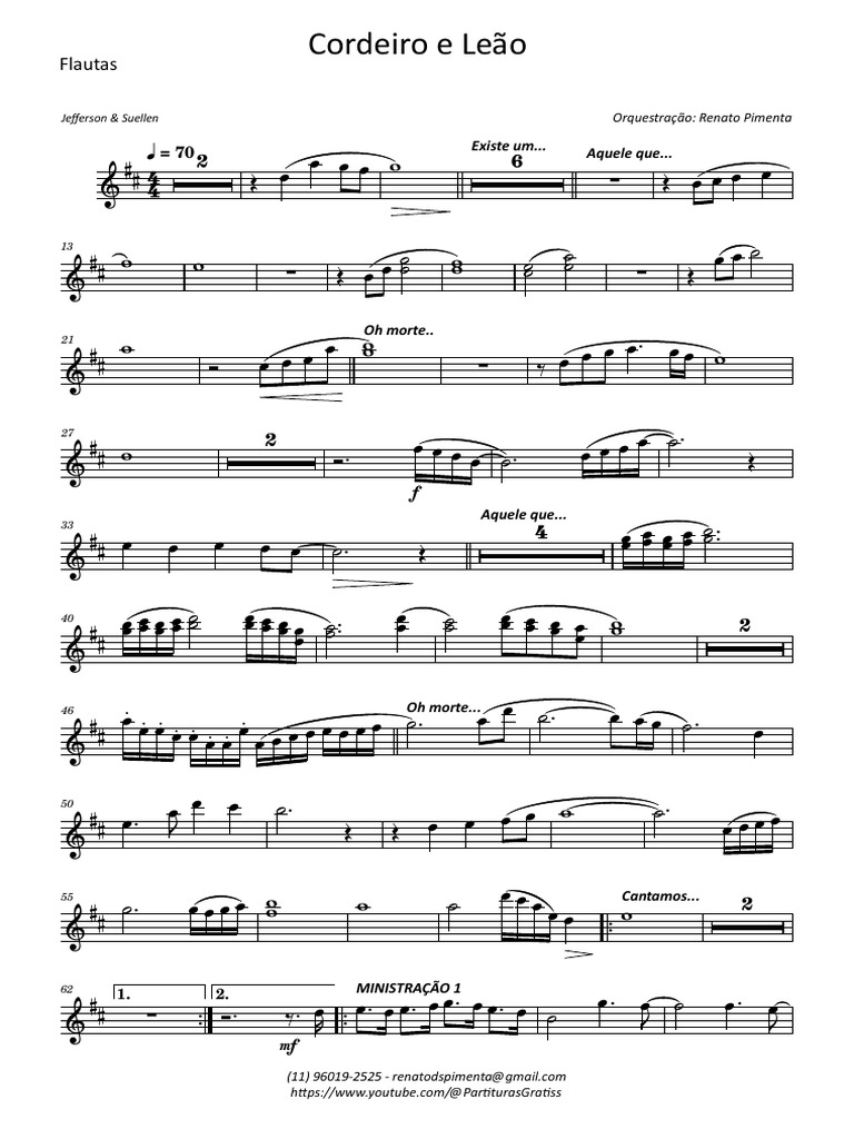 Cordeiro e Leão - Jefferson & Suellen | PDF