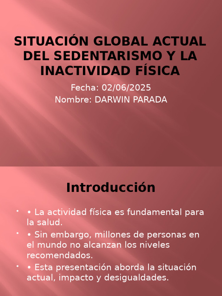 Situación Global Actual DARWIN | PDF