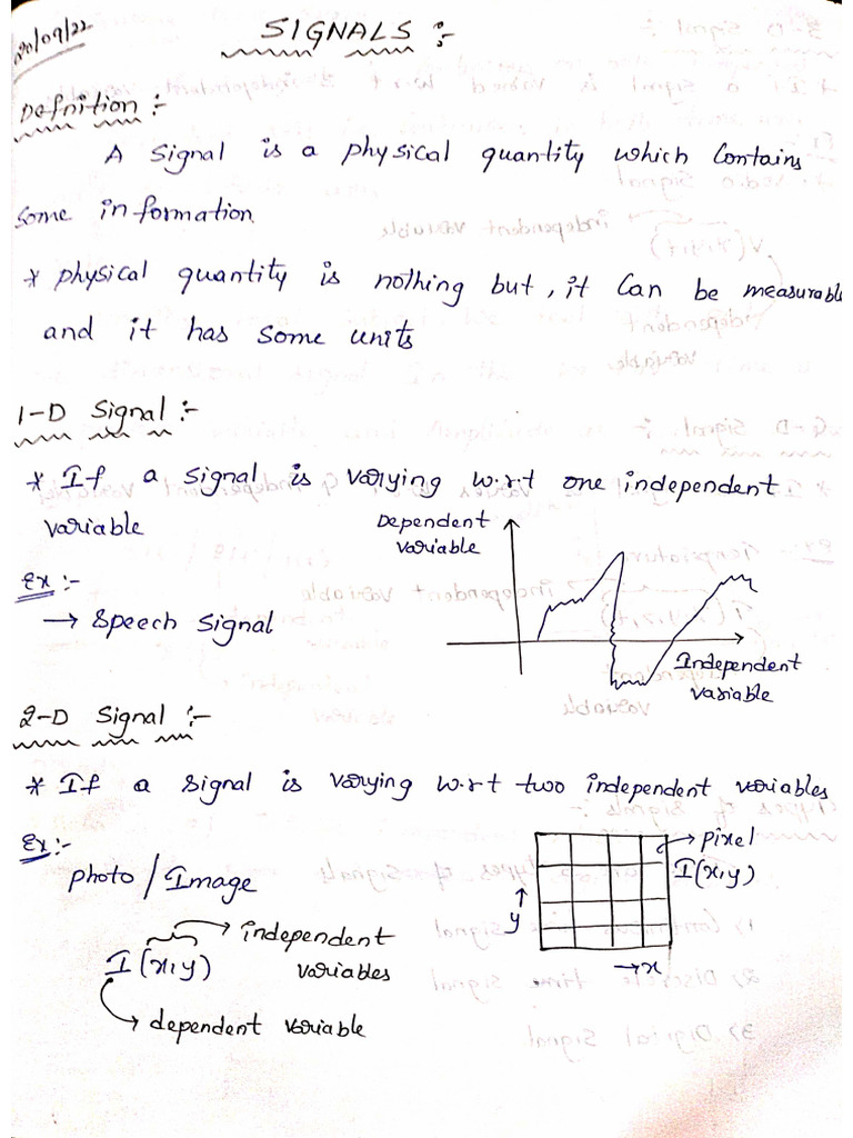Signals 1 | PDF